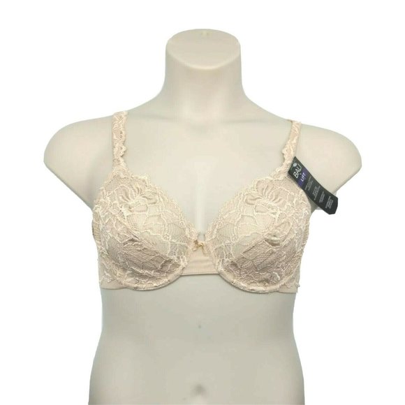 Bali Lace Desire Lightly Lined Underwire Full Coverage Bra Style 6543 Size 34C - Picture 3 of 12